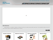 Tablet Screenshot of mathaelectronics.com